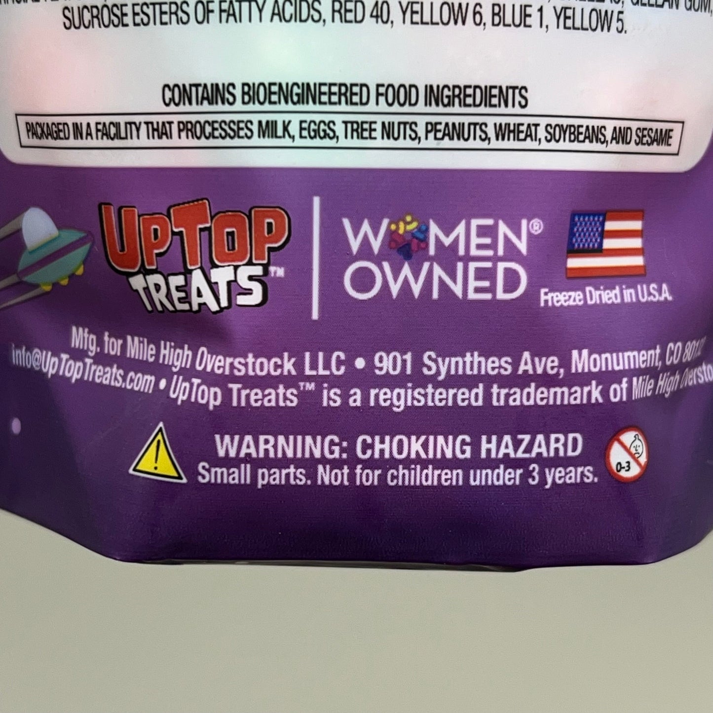 ZA@ UPTOP TREATS (3 PACK) Atomic Bites Freeze Dried Candy 5 Flavors 4.0 oz BB 01/26 E