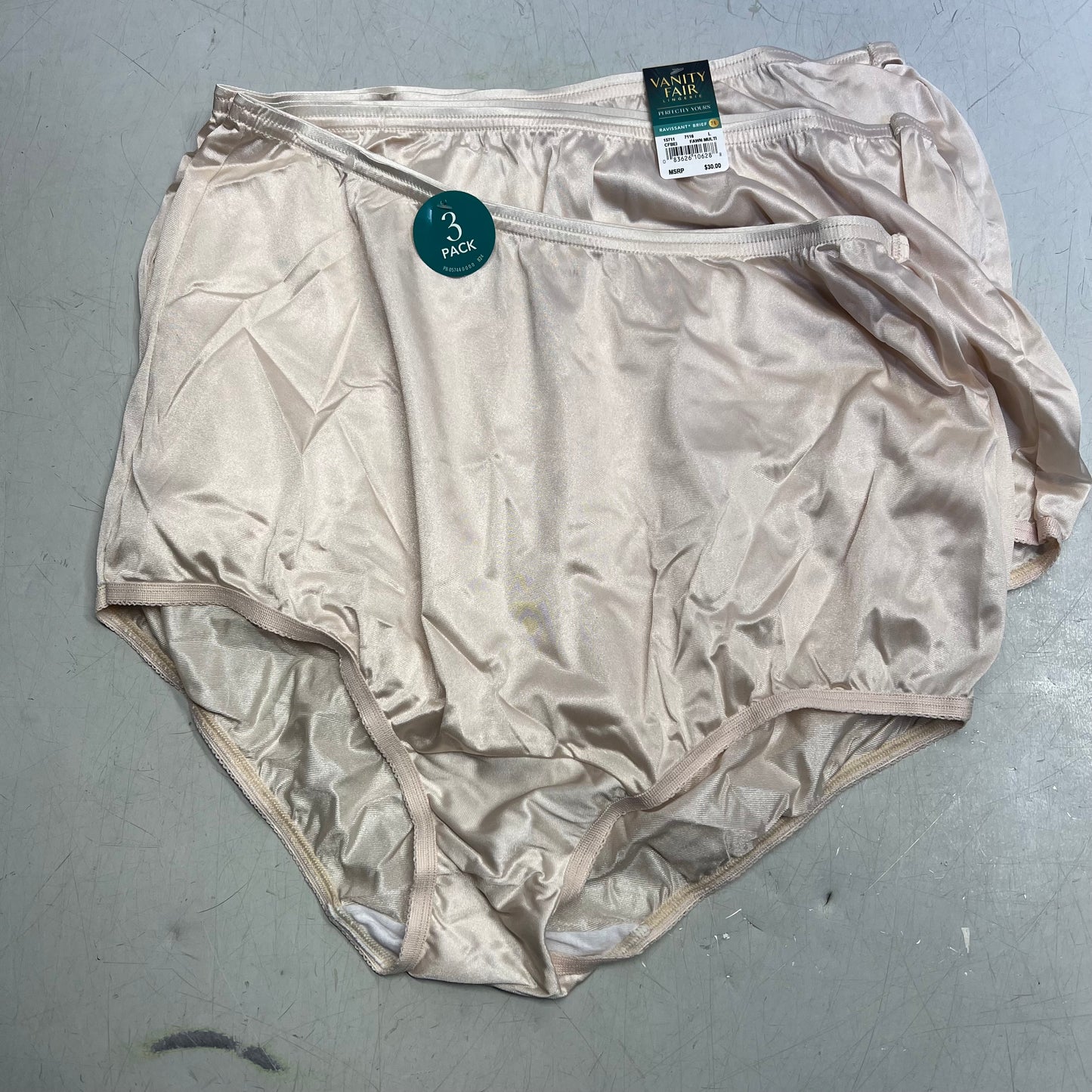 ZA@ VANITY FAIR Lot of Assorted Cotton Briefs Women's Variety of Sz Pink/Blue/Yellow/Tan