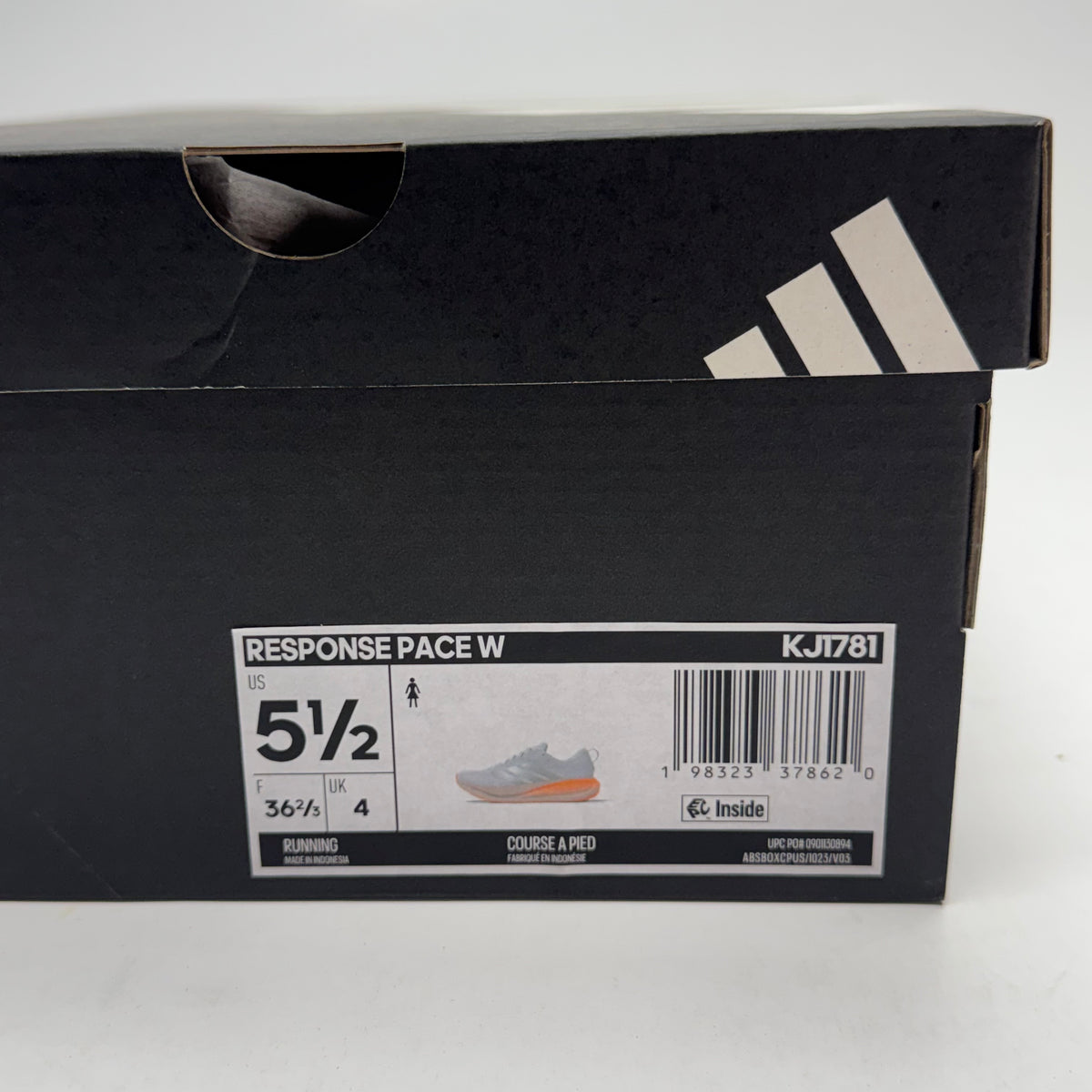 ADIDAS Response Pace W Women's Running Shoes Sz 5 1/2, White KJT781
