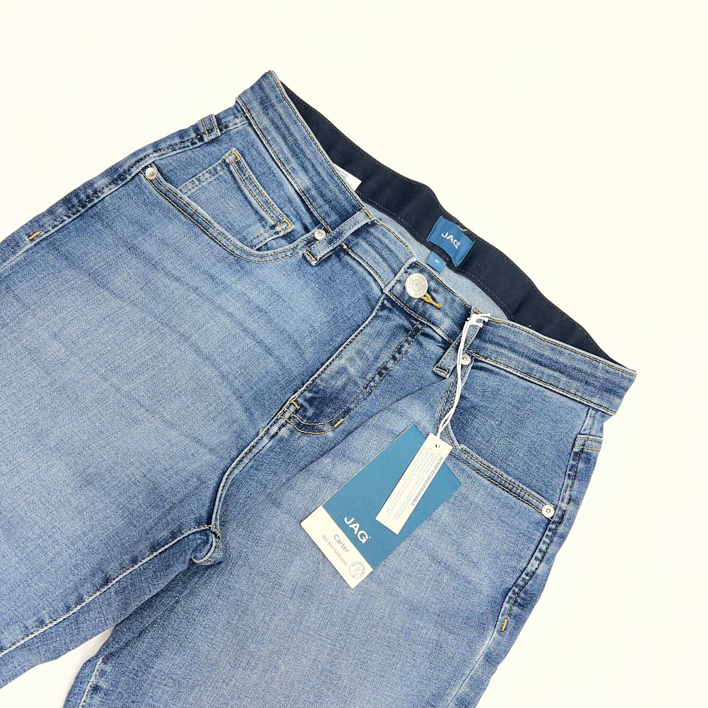 JAG Carter Girlfriend Jean Slim-leg Women's Sz 8/26 Mid Vintage J2967ECF209