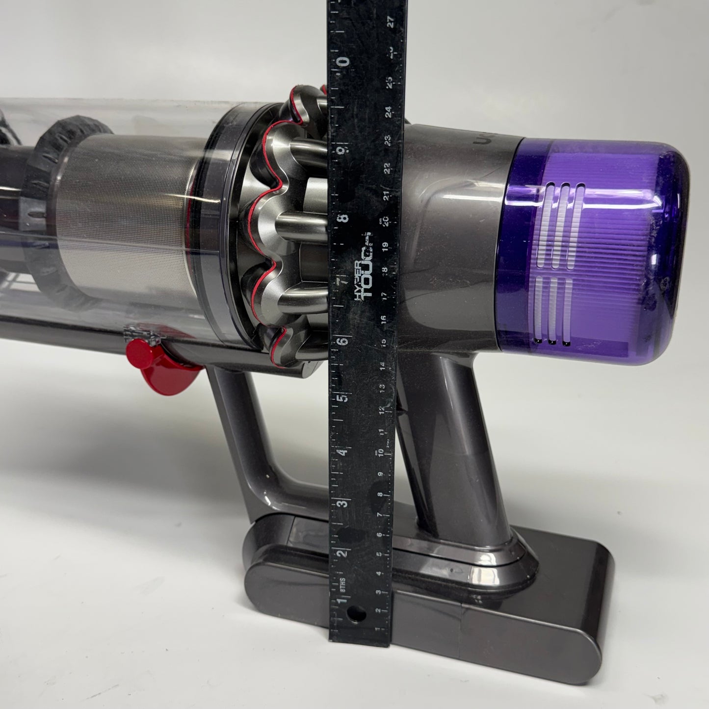 DYSON V11 Plus Cordless Vacuum Sz 9.84"W x 10.28"L x 49.67"H, Nickel/Purple