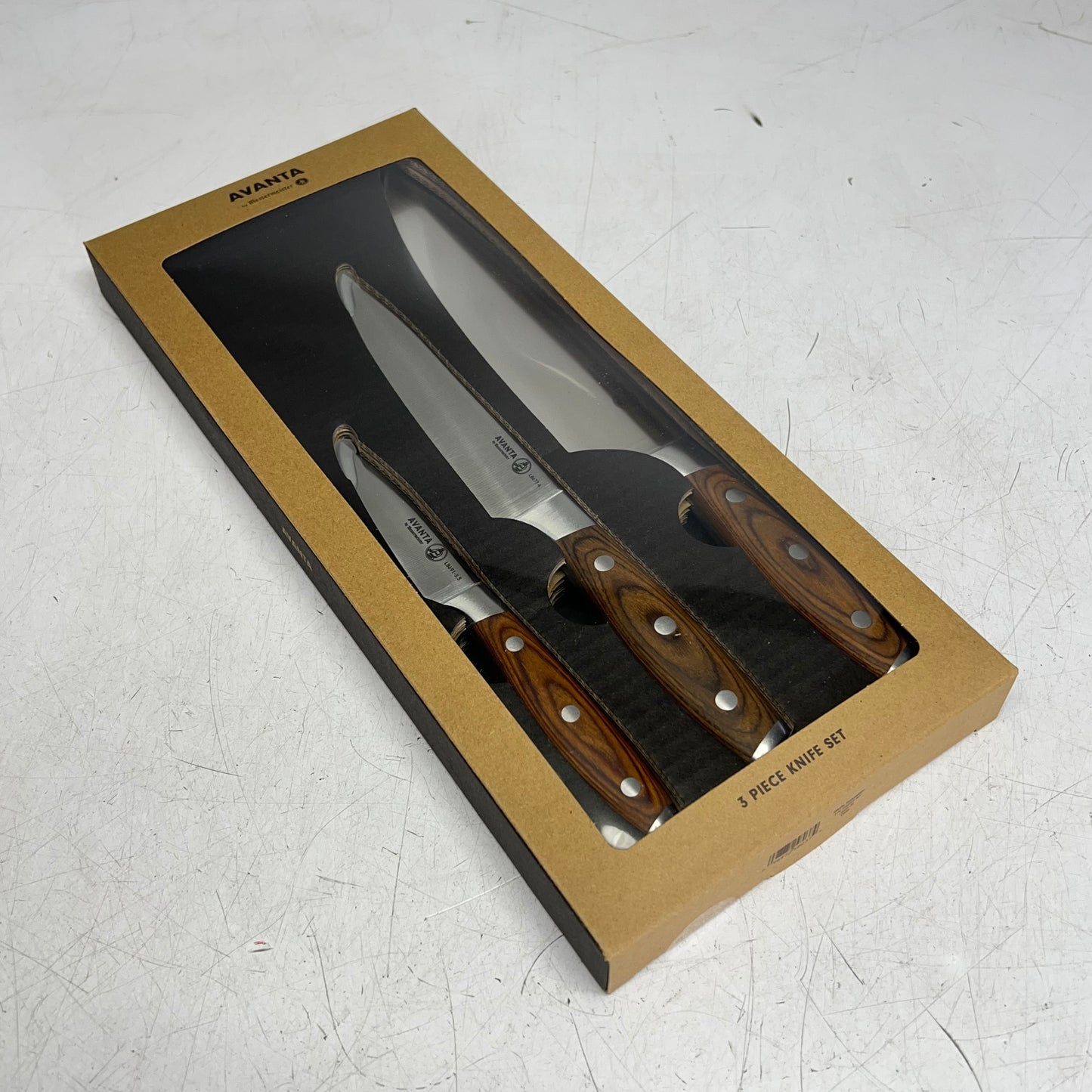 MESSERMEISTER  (10 PIECE) Avanta Pakkawood Knife Set  Brazilian Brown  L8000-10S