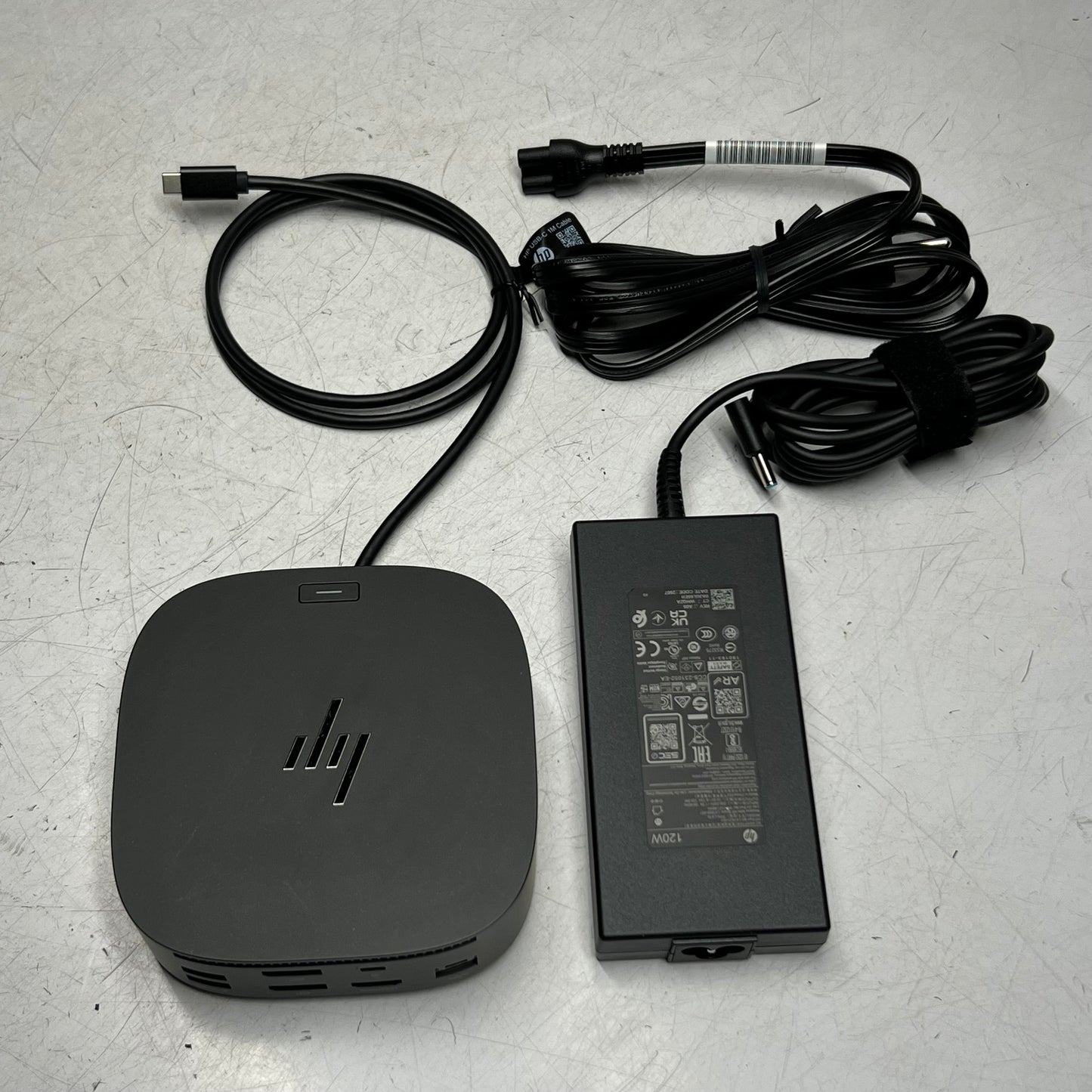 HP USB-C Dock G5 4.8"W x 4.8"L x 1.8"H Black 5TW10AA#ABA
