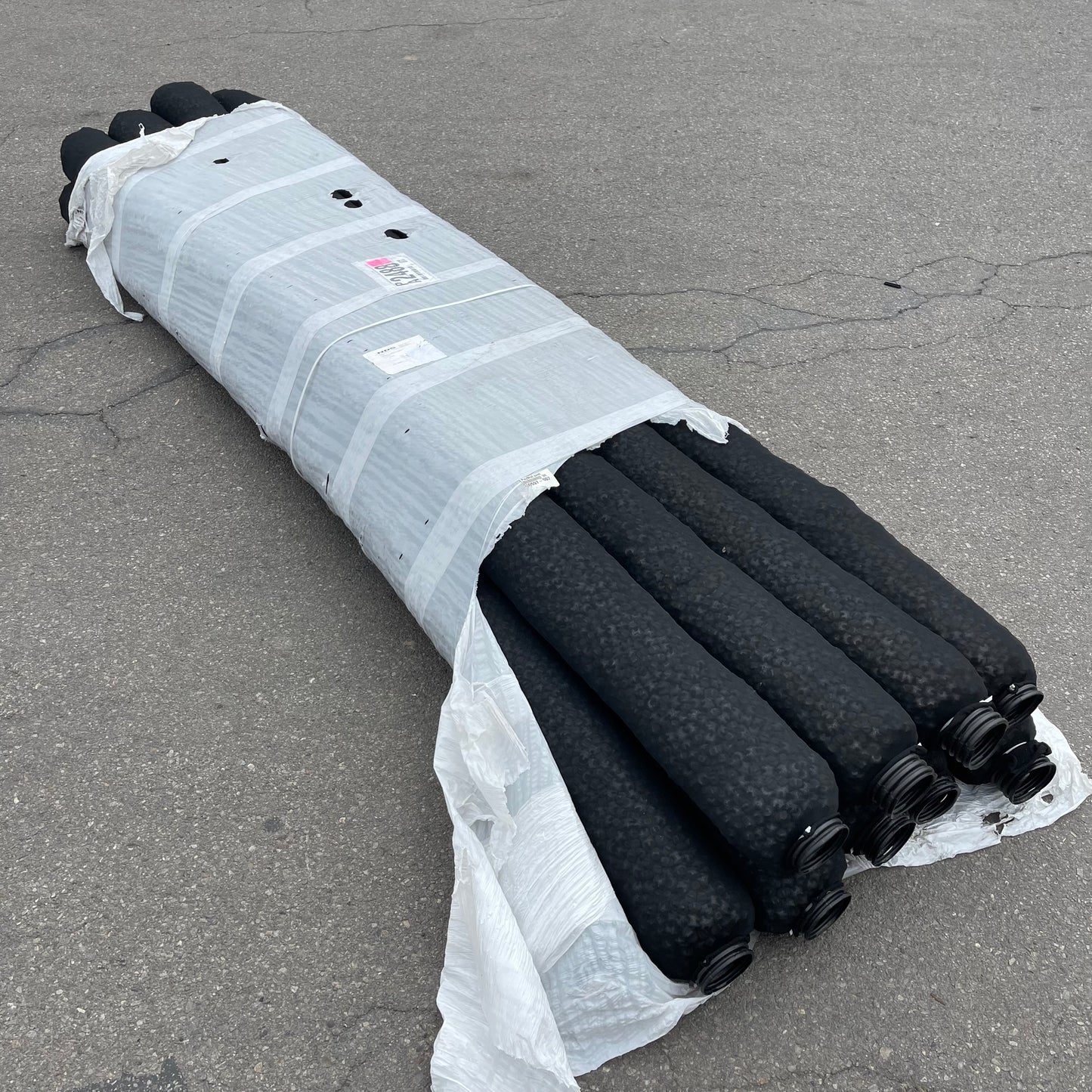 Z@ NDS (9 PACK) French Drain EZ Flow 10'L x 3"ID Black EZ-0701F