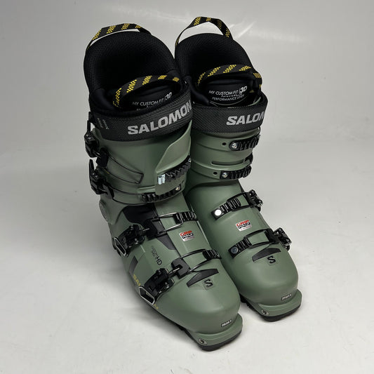 SALOMON Shift Pro 100 at Gw Ski Boots Men's Sz 27 Oil Green SASP1MOGP10044