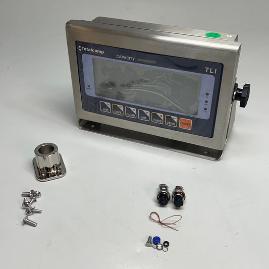 TOTAL COMP INC Stainless Steel Weight Indicator W/Power Cord 2" LCD 110013016033