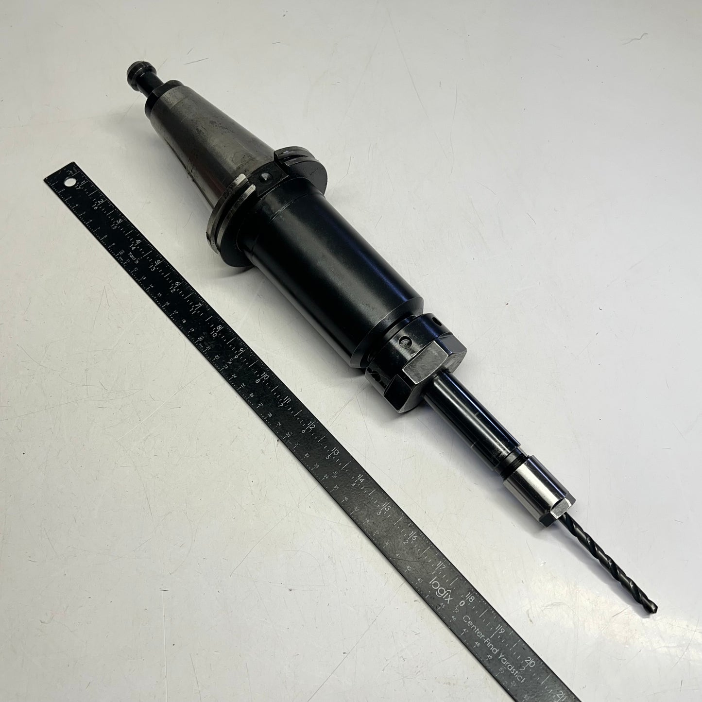 Tool Holder Collet Chuck & High Speed Drill Bit Attachment For Cnc Machine (Used