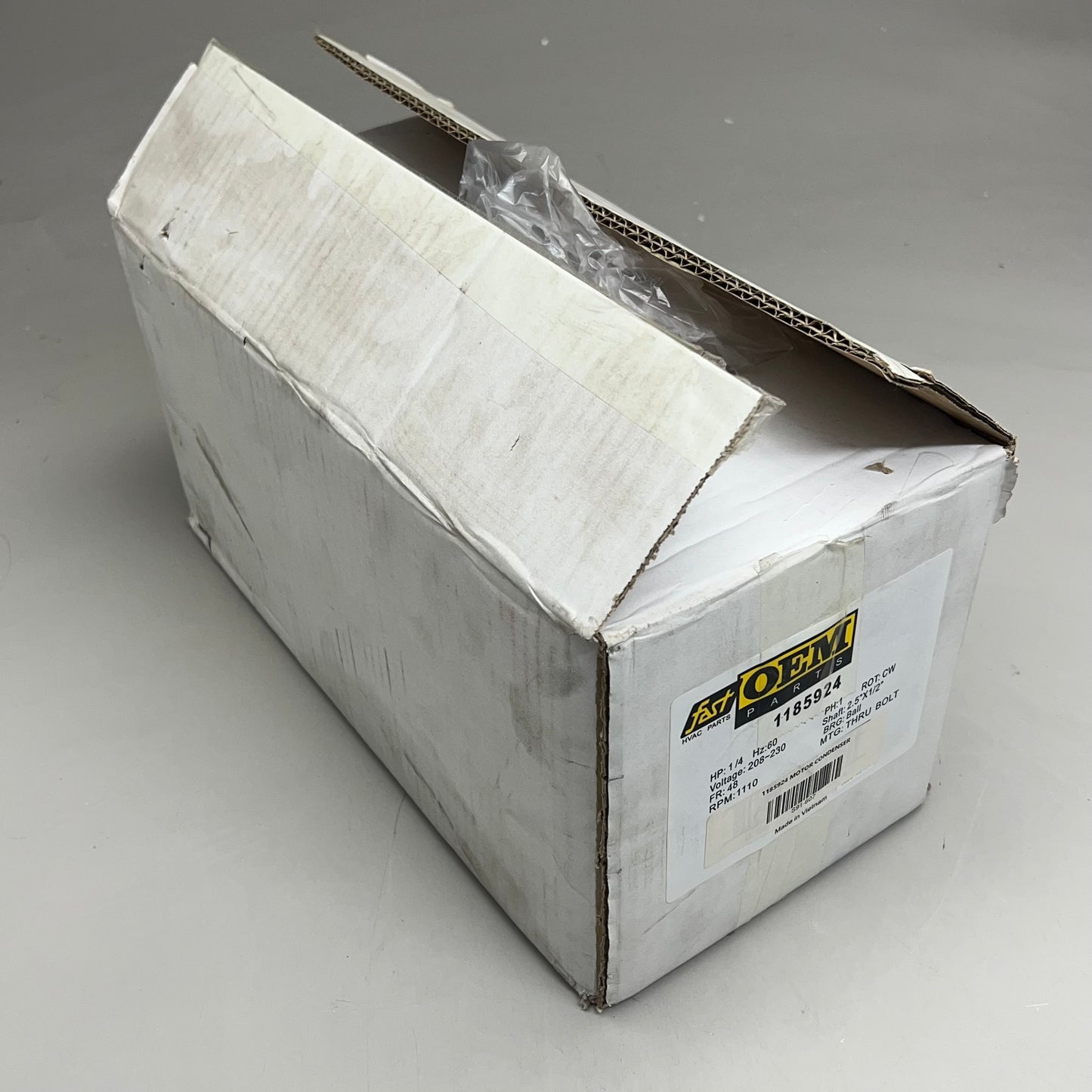 Broad-Ocean Motor Condenser For ICP HVAC Equipment 2.5"x1/2" Black/Silver 1185924