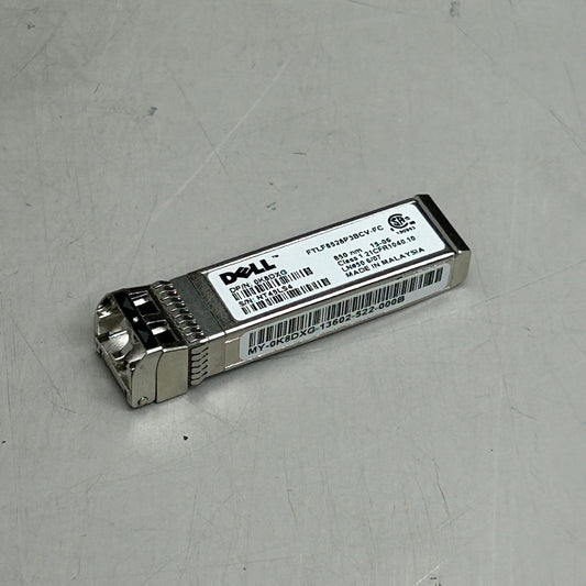 DELL Networking Transceiver 850 NM Wavelength 8Gbe FTLF8528P3BCV-FC