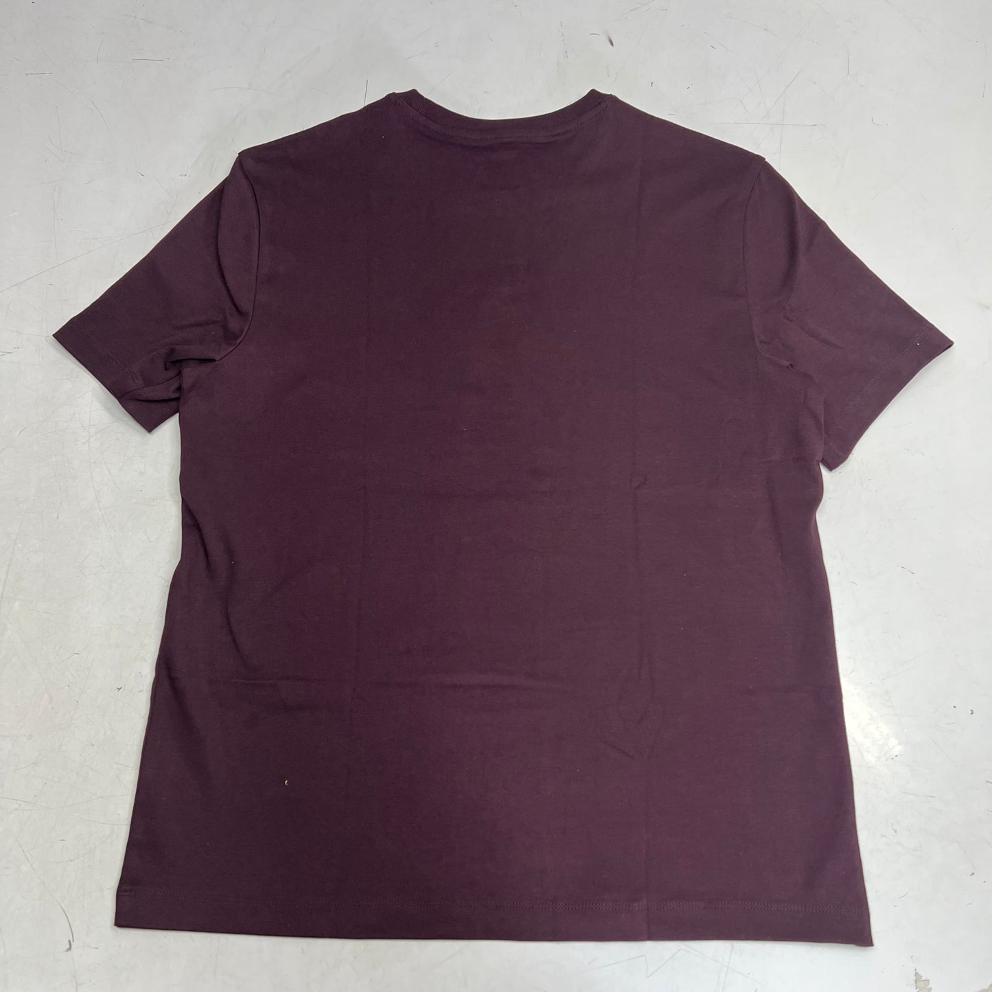 RW & CO Solid Interlock Cotton Short Sleeve Crew-neck Tee Men's Sz L Fig 494222