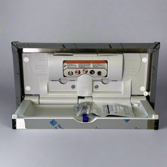 BRADLEY Diaper Changing Station 38"L x 22"H Gray 962-110000