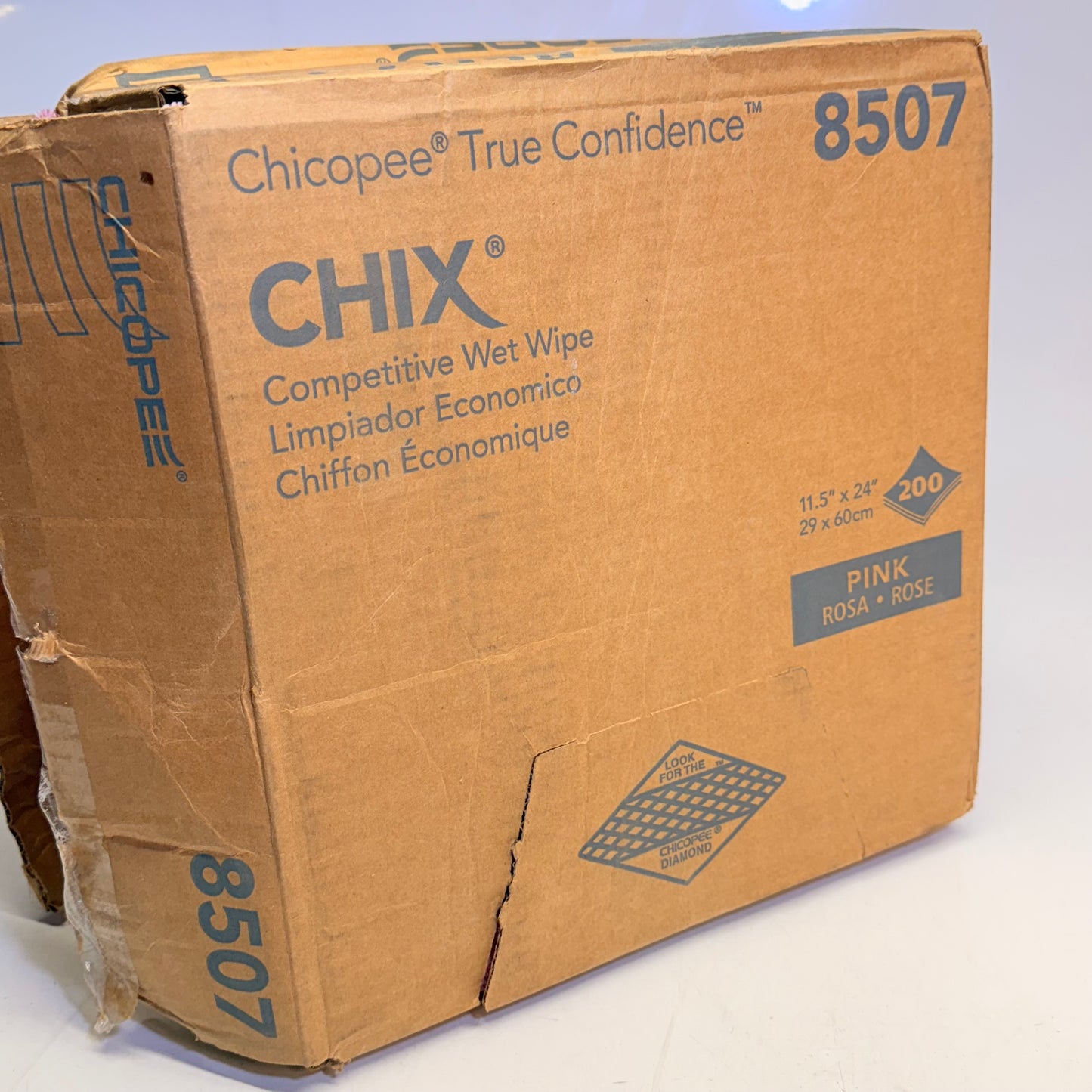 ZA@ CHIX Competitive Wet Wipe 200/Case 11.5" x 24" Pink 8507 (New-Other)