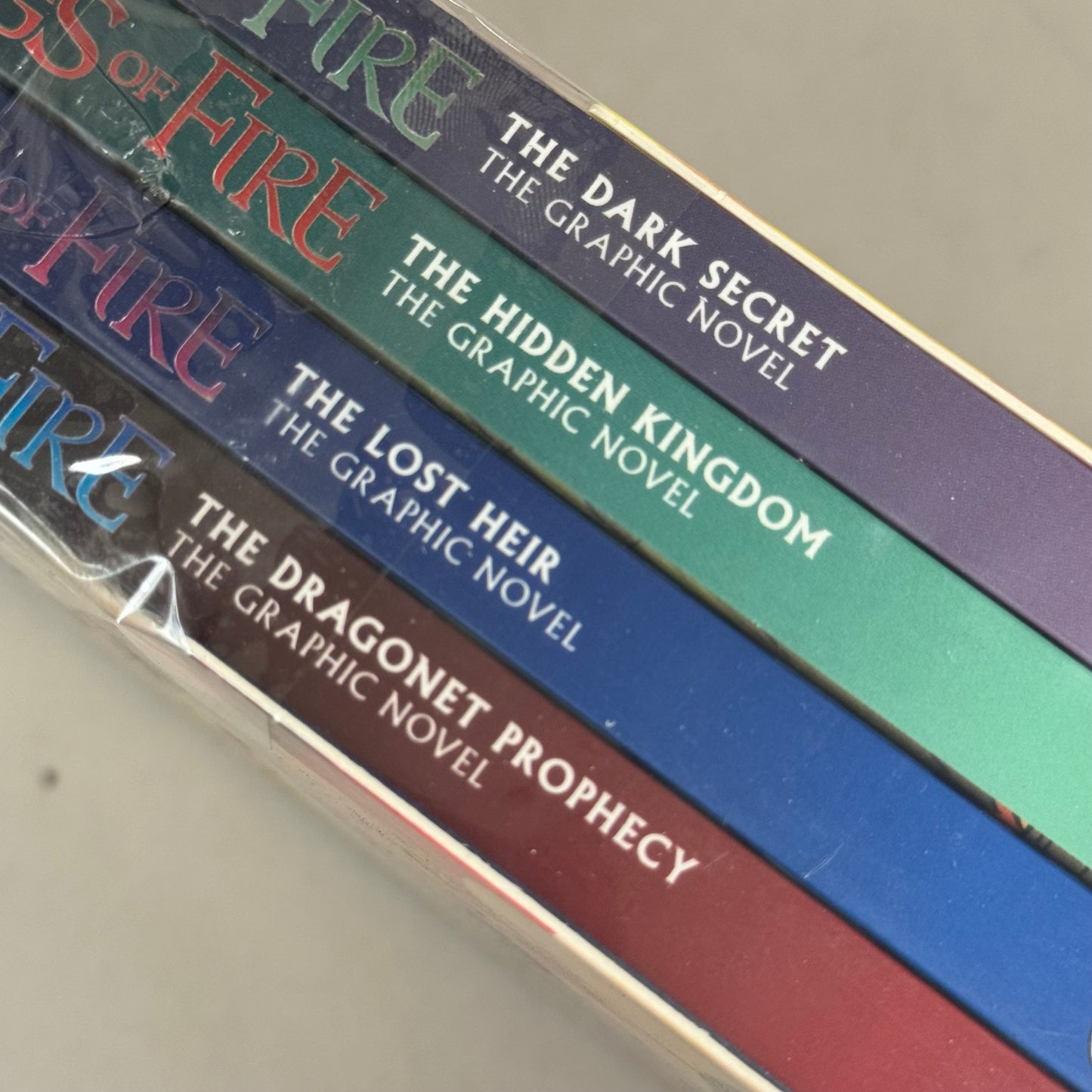 WINGS OF FIRE Graphic Novels Book Set First Four Books By Tui T. Sutherland