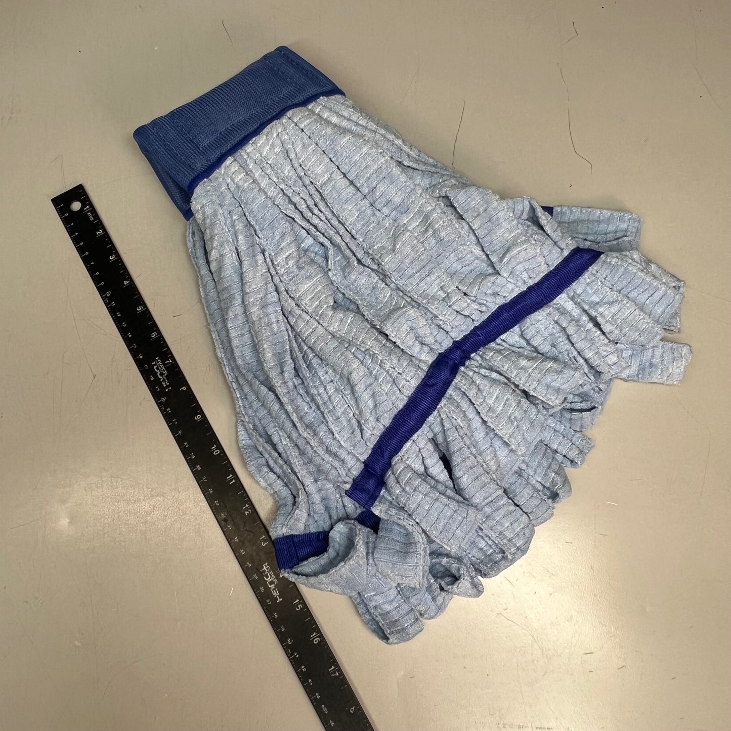 SMART CHOICE  (6 PACK) Professional Microfiber Tube Mop Head 18oz Blue M600018B