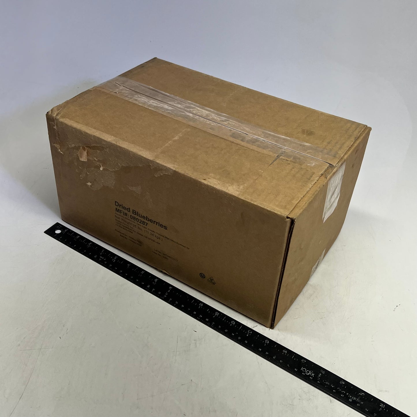 MEDURI FARMS (25 LBS BOX) Plump Dried Blueberries For Cooking/Baking BB 05/|26