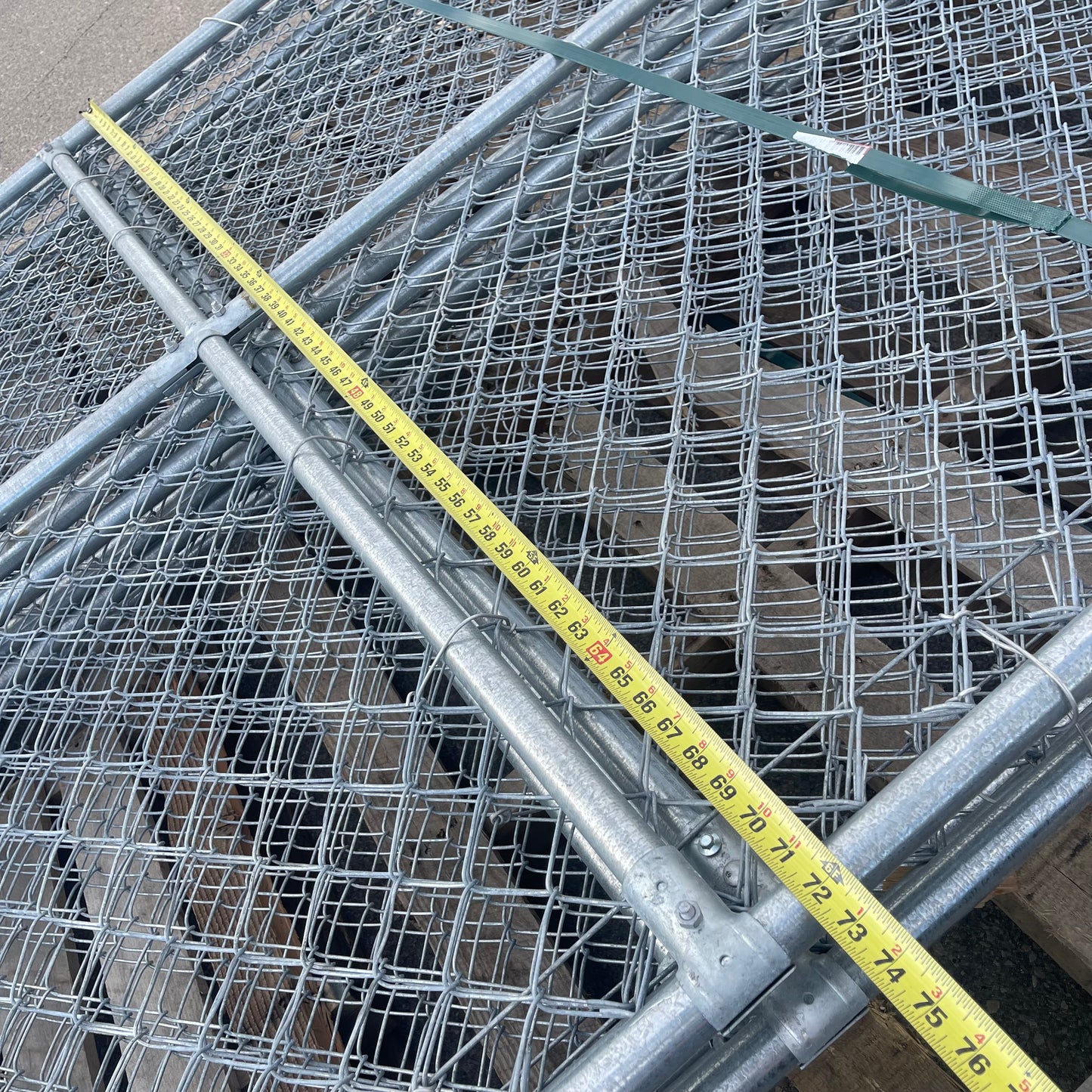 UNKNOWN Plain Kennel Panel 10'x6' Galvanized Steel 328209CH