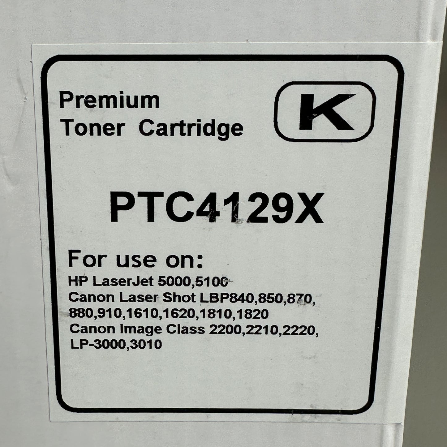 Premium Toner Cartridge PTC4129X High-Quality Print