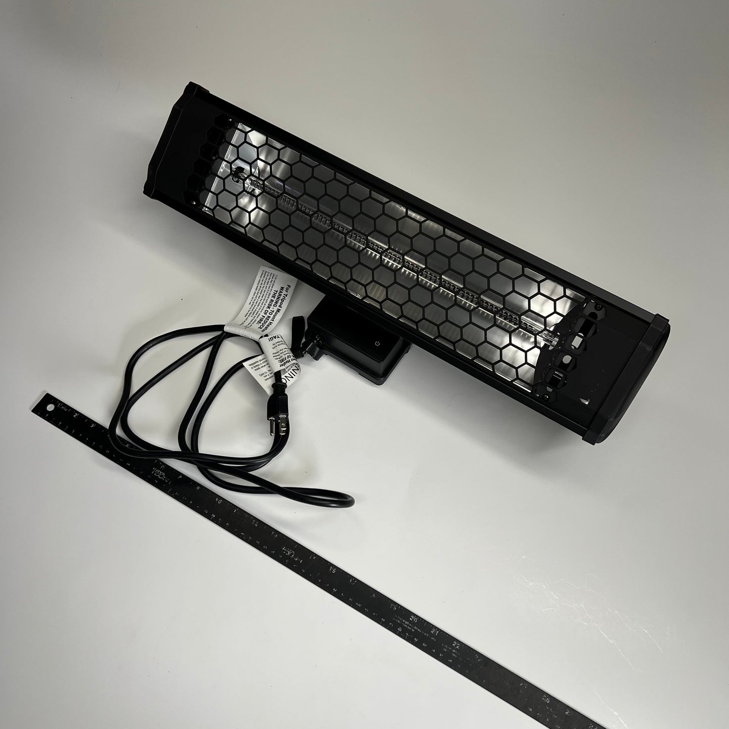 BROMIC TUNGSTEN Smart-heat Electric Wall Mount Heater 24" L Black (As-Is)