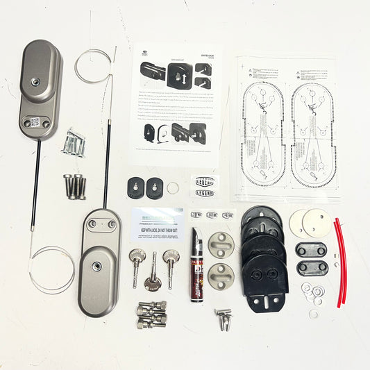 LEGEND Securilock Van Lock Slamlock Double Lock Hardened Steel Grey SL1-021-002