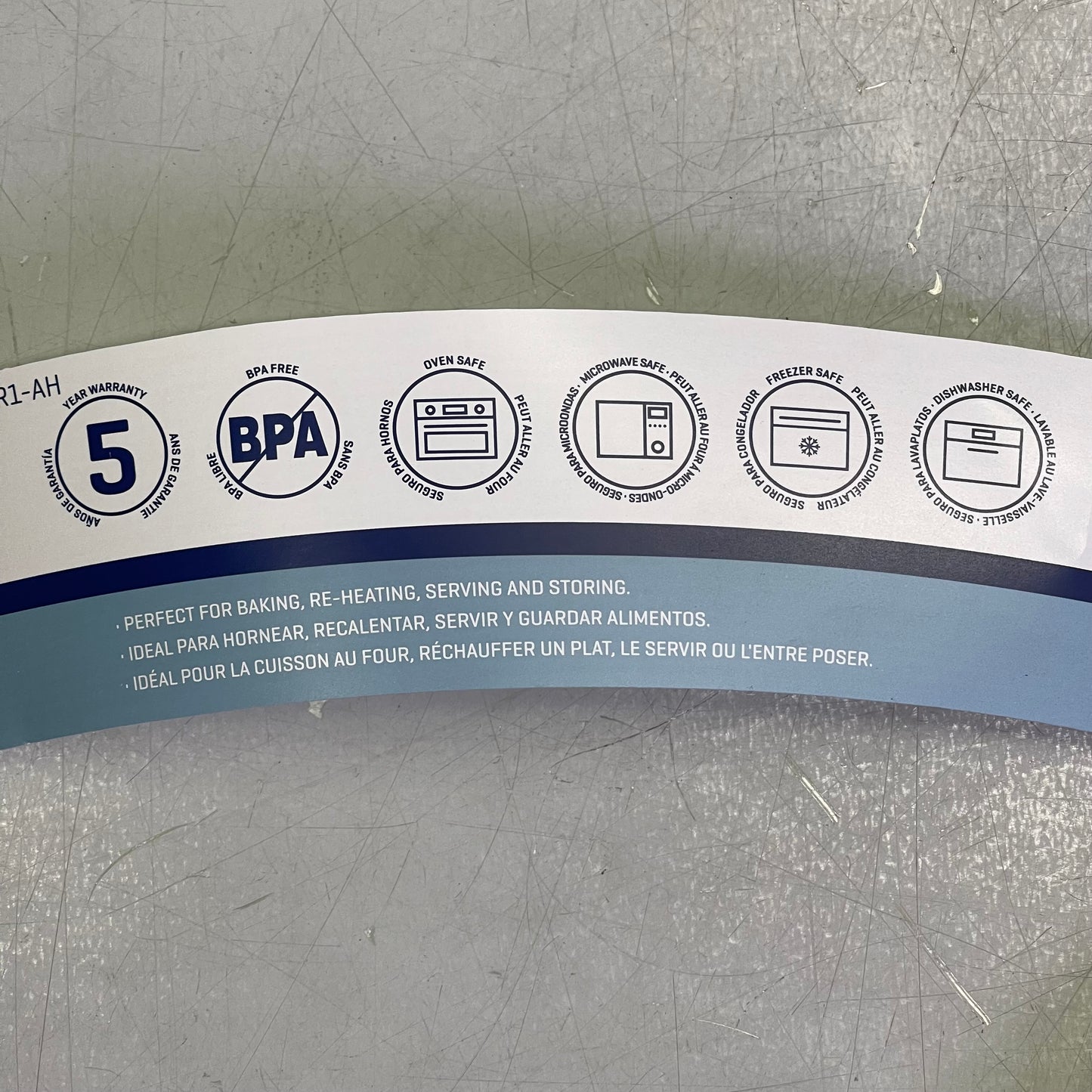 ANCHOR HOCKING (6 PACK) 2-Cup Glass Food Storage Container Clear + Red Lid 91547