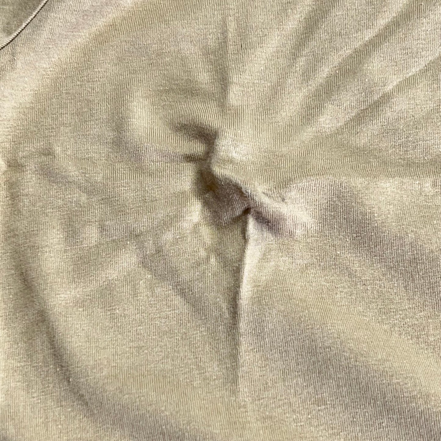 ZA@ THE NORTH FACE Evolution Box NSE Regular Short Sleeve Men's Sz S Khaki Stone (As-Is - Snag/Slightly Dirty See Images)