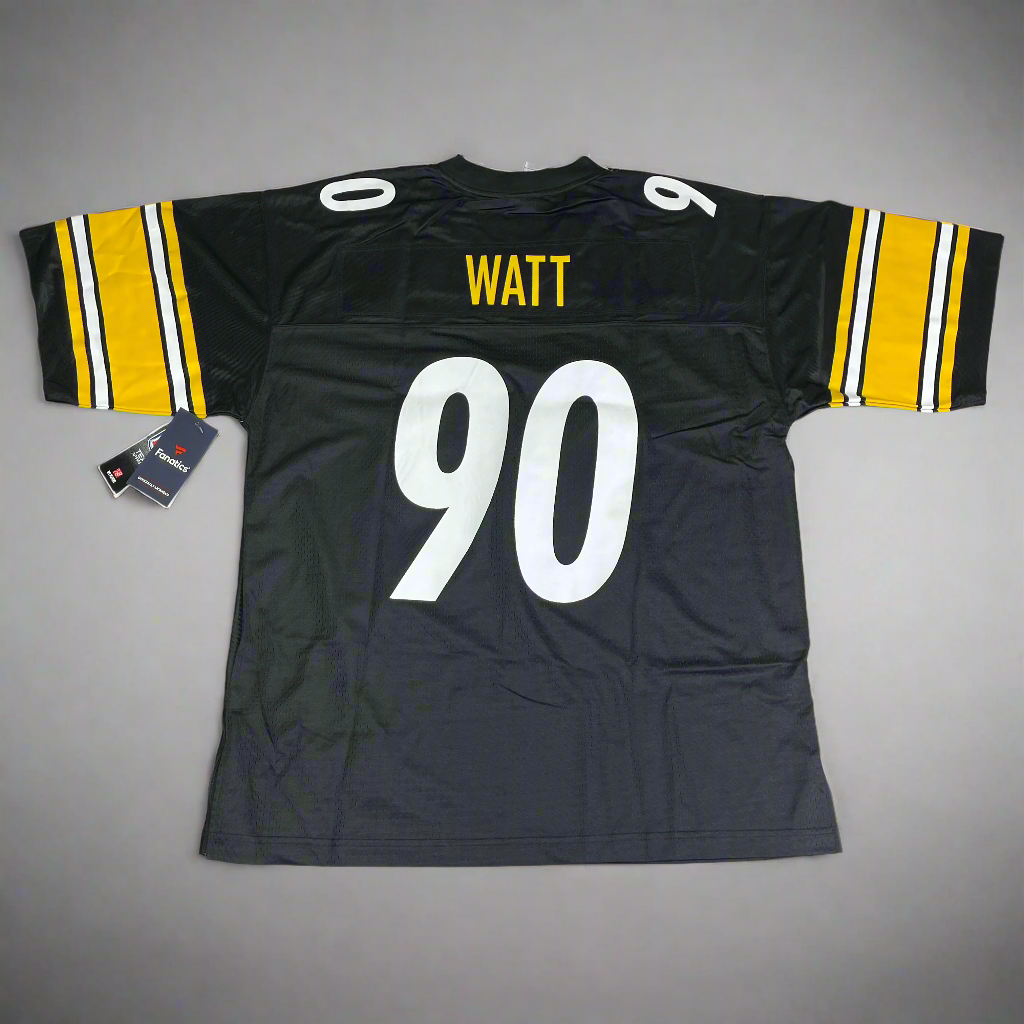 FANATICS Pittsburgh Steelers #90 T.J. Watt Home Jersey 2XL 427M-PSPL-7LF-4UA