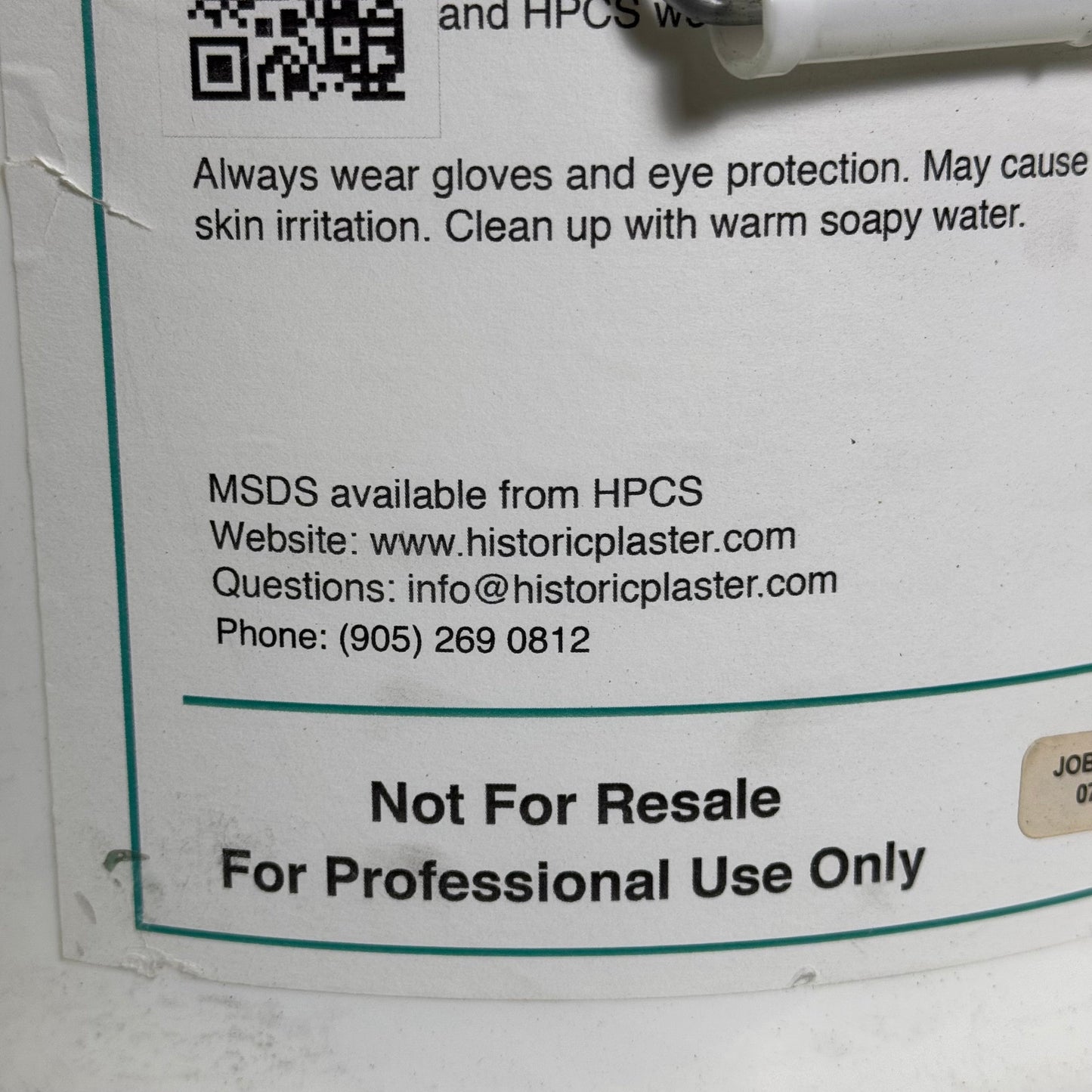 ZA@ HPCP Plaster Consolidation Agent CO R-100 BASE 5 gal/18.9 L (New) F