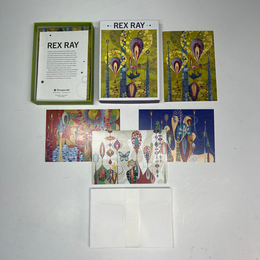 POMEGRANATE (20 PACK) Rexy Ray Art Boxed Notecards W/ Envelopes 4x6" BX007