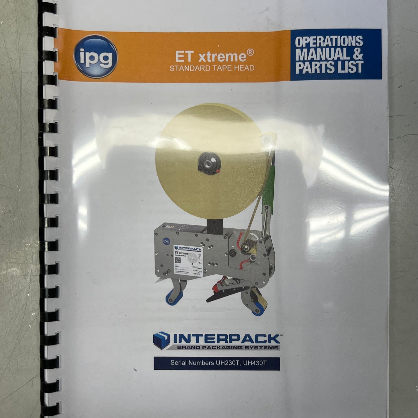 ZA@ INTERPACK Standard Tape Head EXT 3" UH430TW