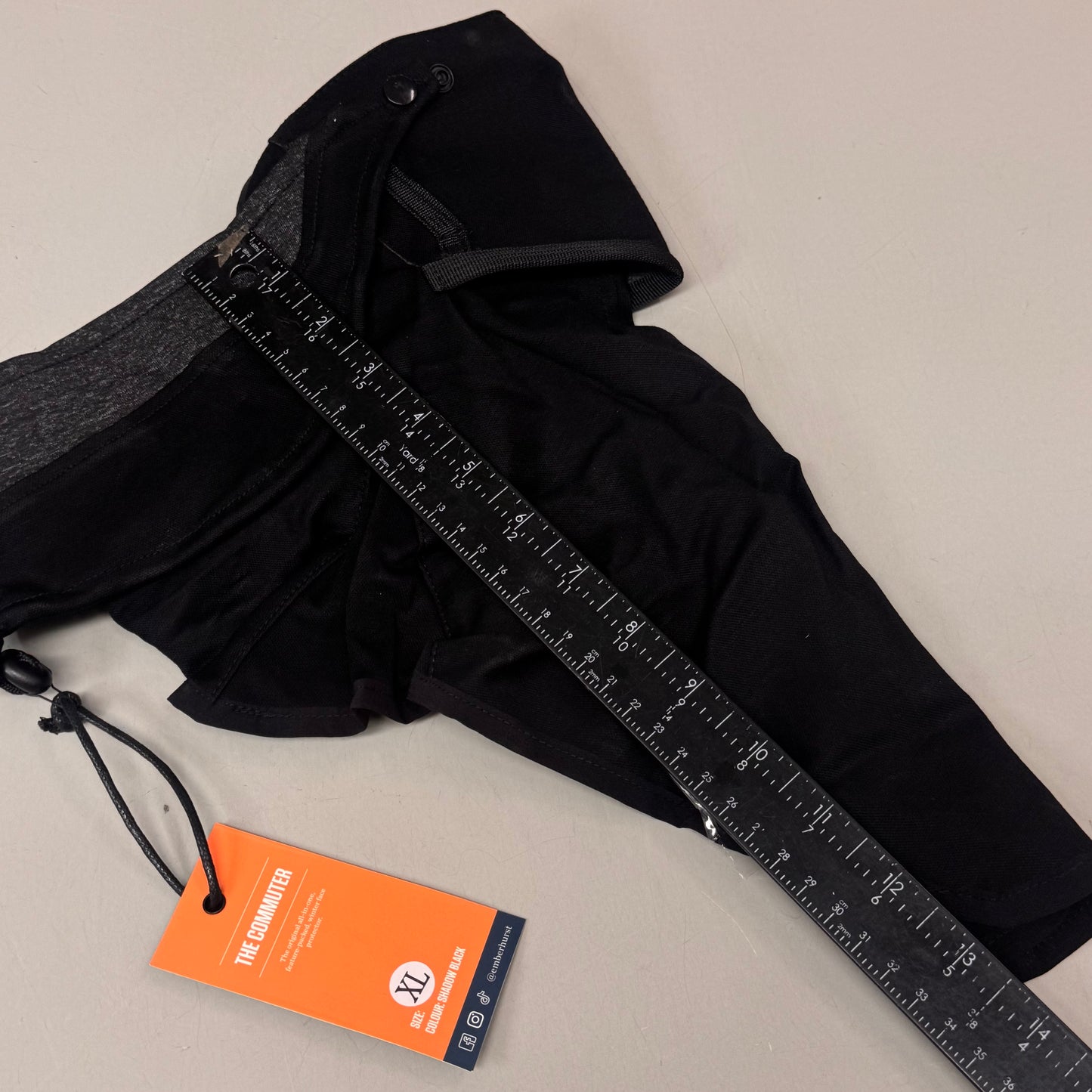 EMBERHURST The Commuter Winter Face Protector Shadow Black XL (New)