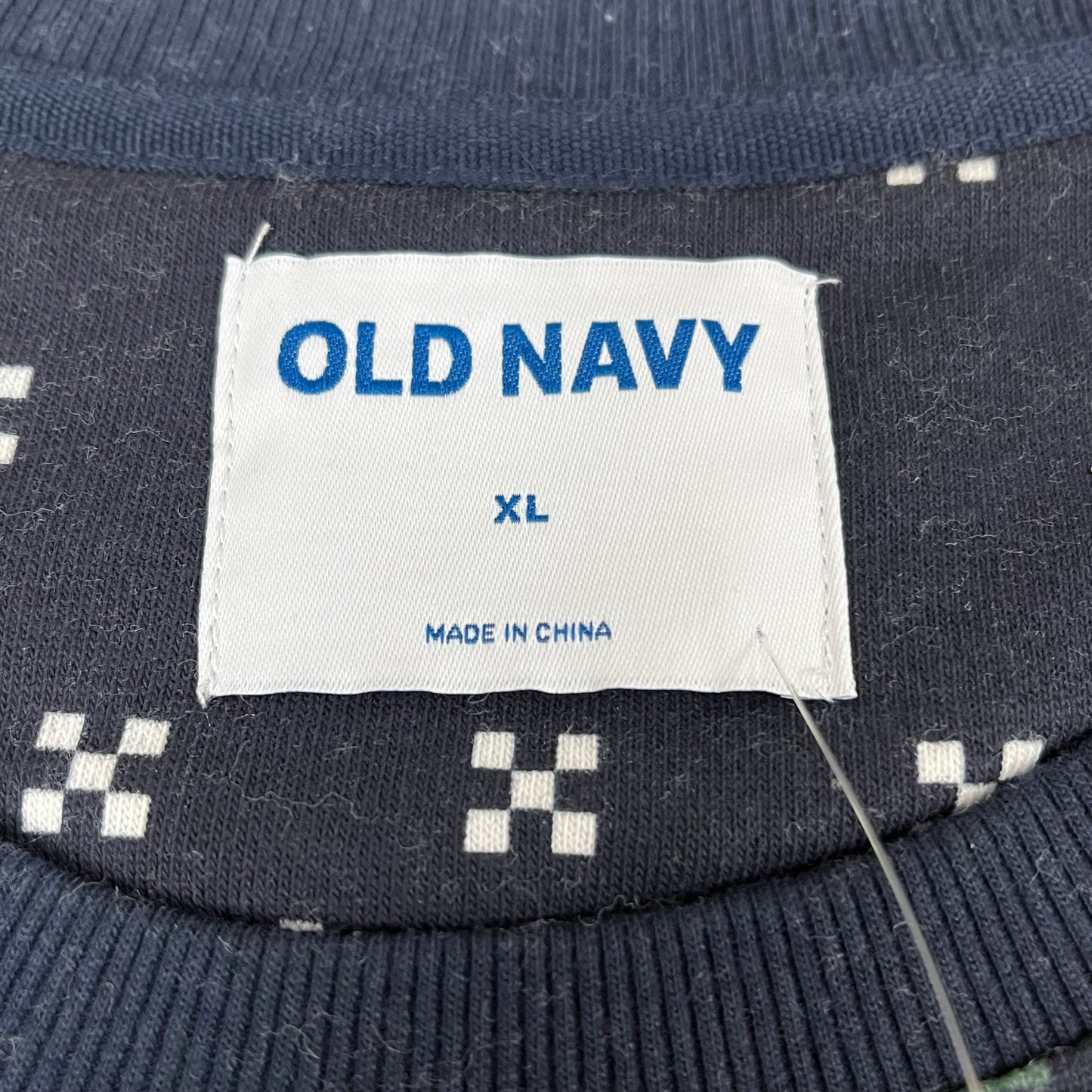 OLD NAVY Men's Christmas Holiday Elf Sweater Sz XL Navy/Green 572579-00-1