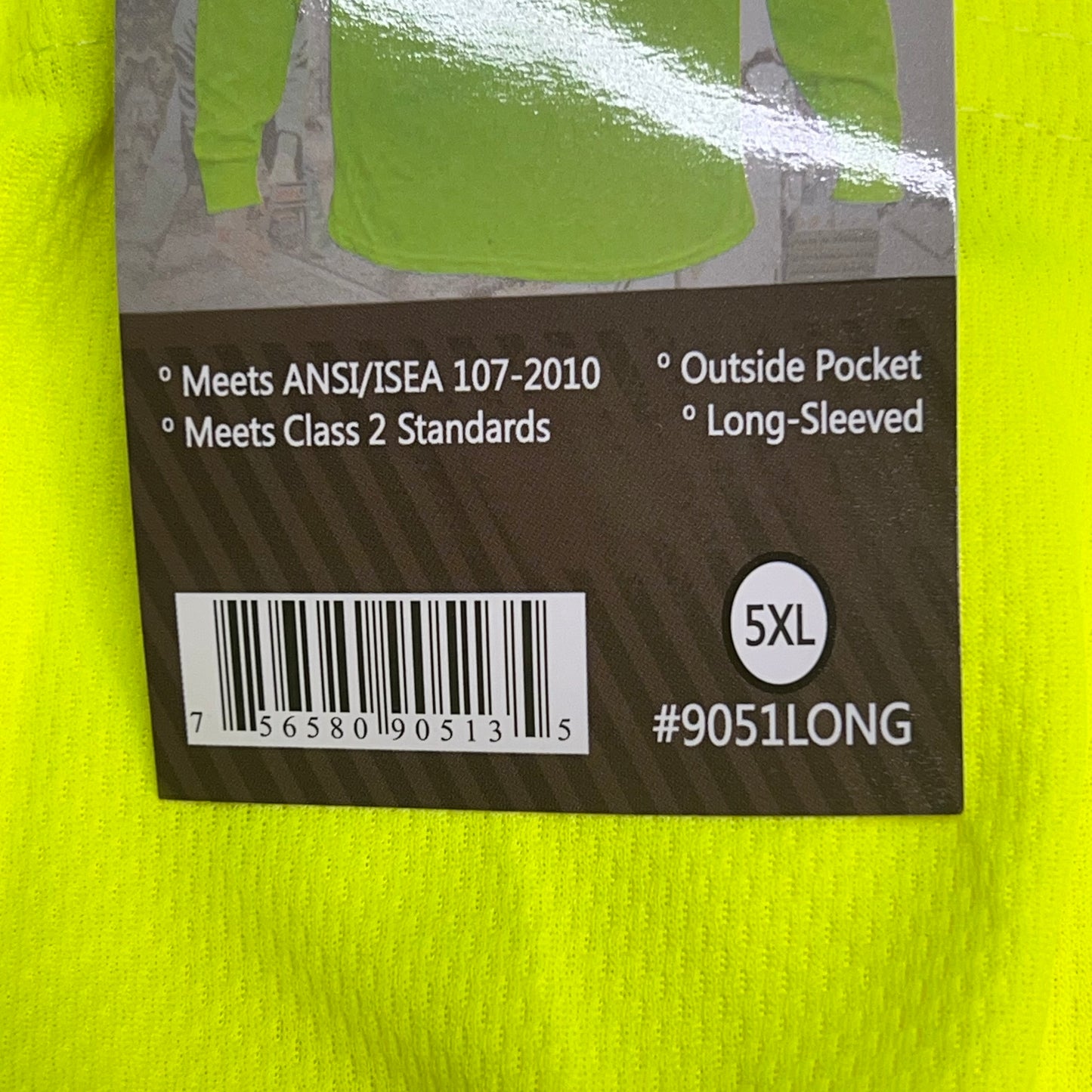 FORESTER (2 PACK) Long Sleeve Hi Visibility Shirt "WM" Logo Men's Sz 5X Yellow