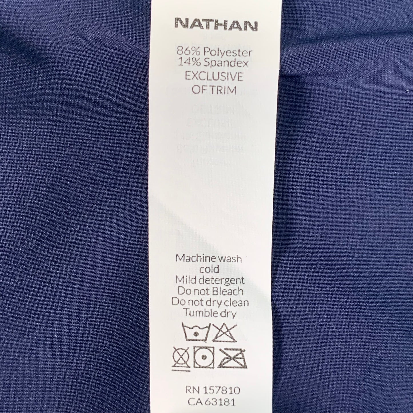 NATHAN Vamos Track Jacket Men's Sz Medium Peacoat NS50320-60135-M (New)