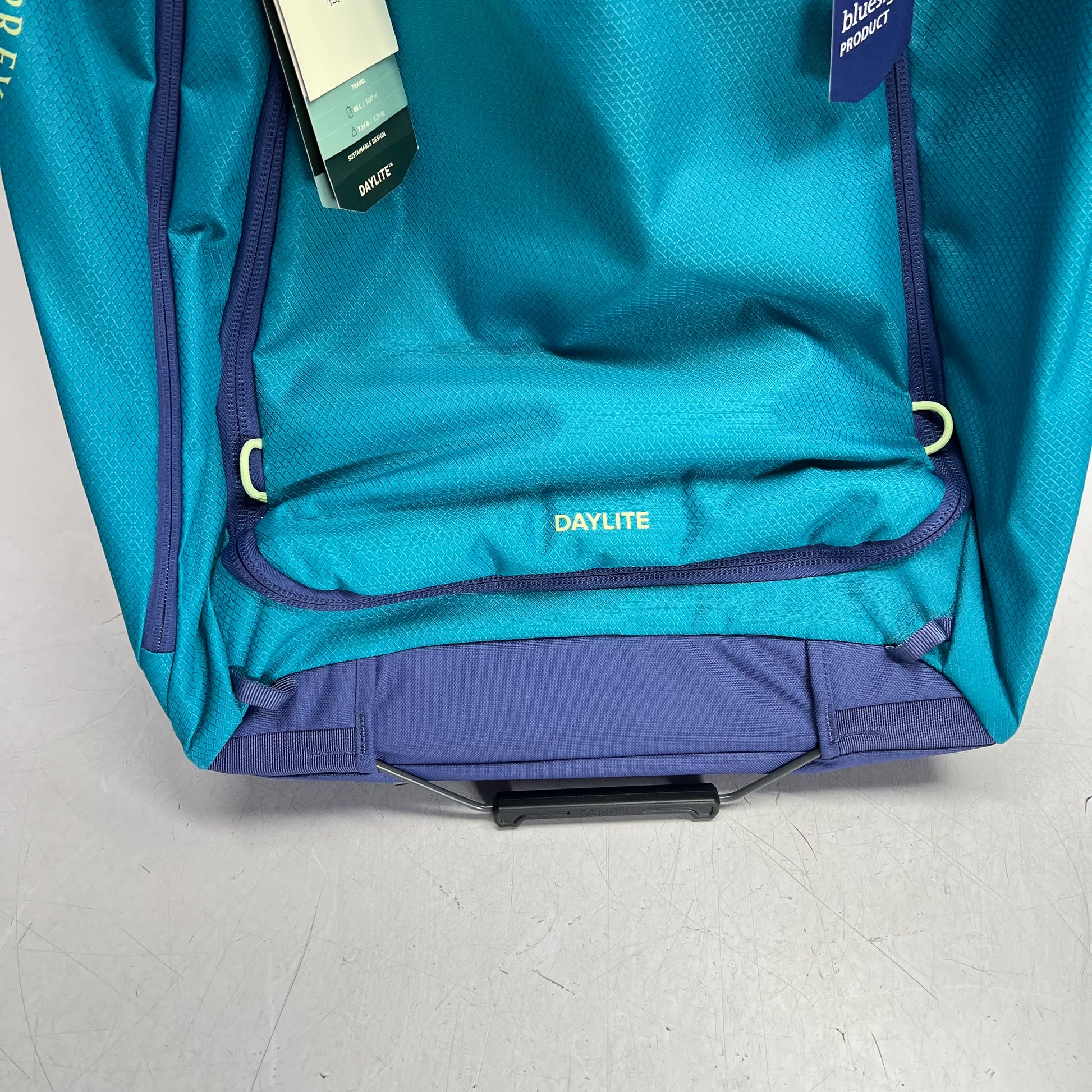 OSPREY Daylite Wheeled Duffel Lightweight 85L Blue Spikemoss/Alkaline – PayWut