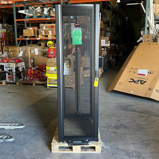 APC Netshelter Sx 42U Server Rack Enclosure Sz 24"W x 43"L x 78.5"H - Black AR3100