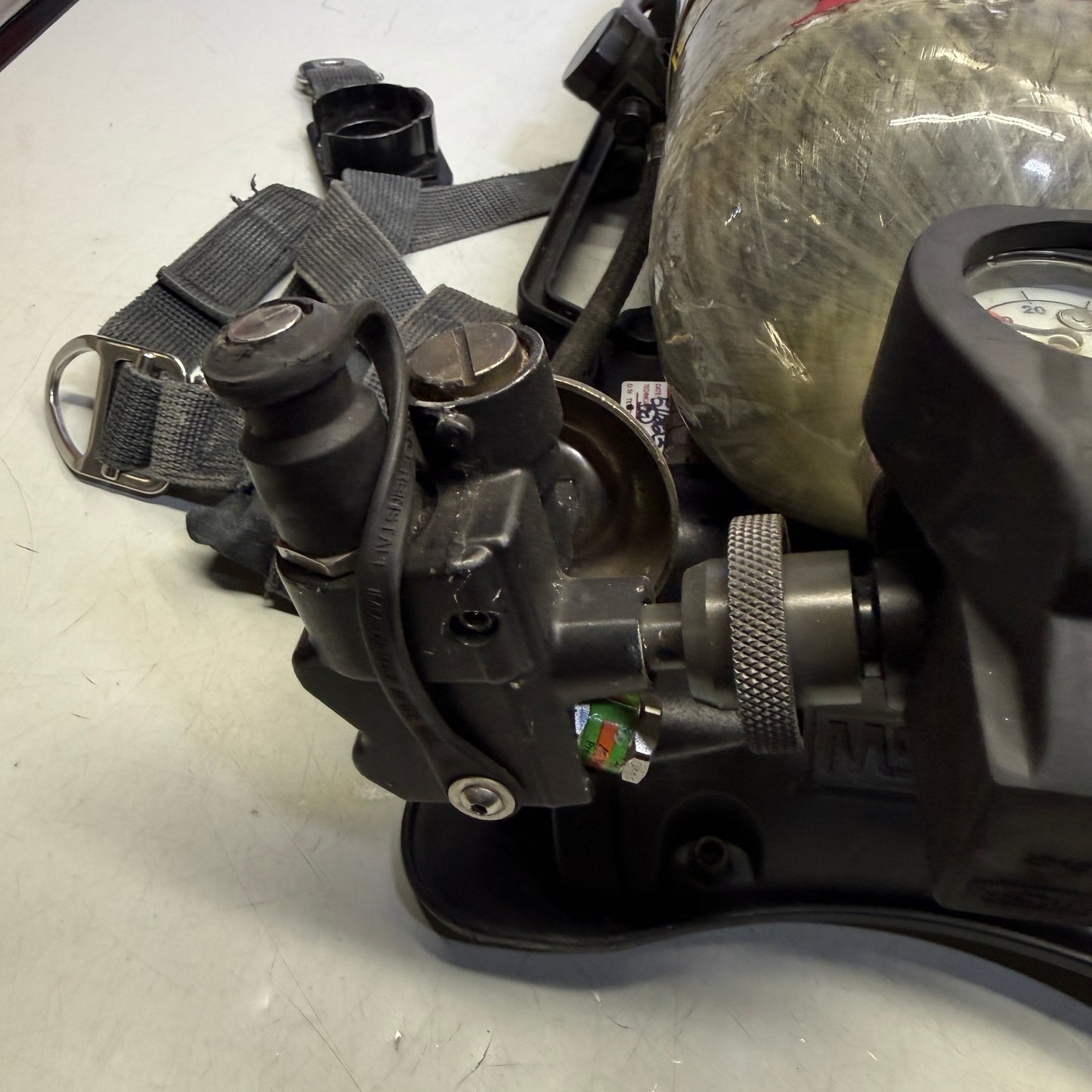 Z@ MSA (*PARTS ONLY*) FireHawk M7 SCBA Air Pack W/ Tank Firefighter Gear (AS-IS)