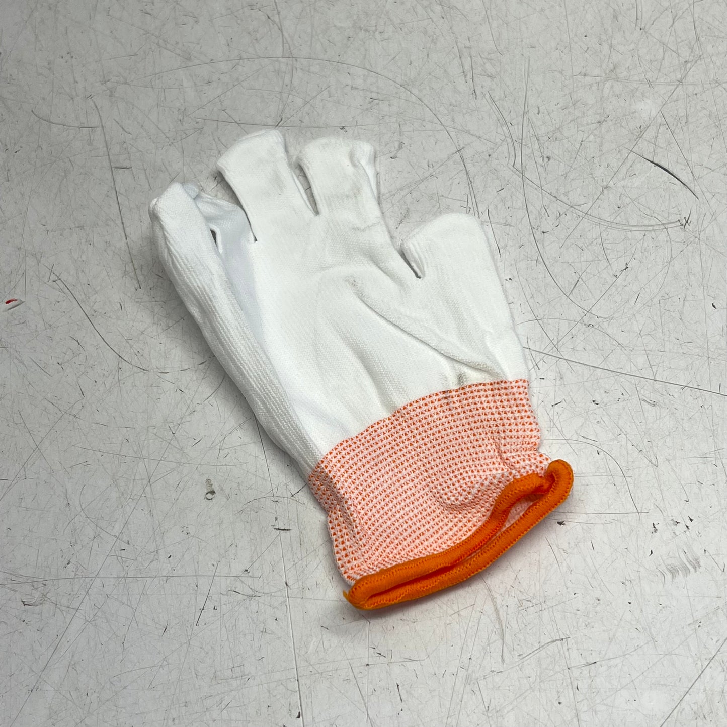 PURUS INTERNATIONAL (20 PAIRS) Pure Touch Glove Liners Unisex Sz M Orange 1095