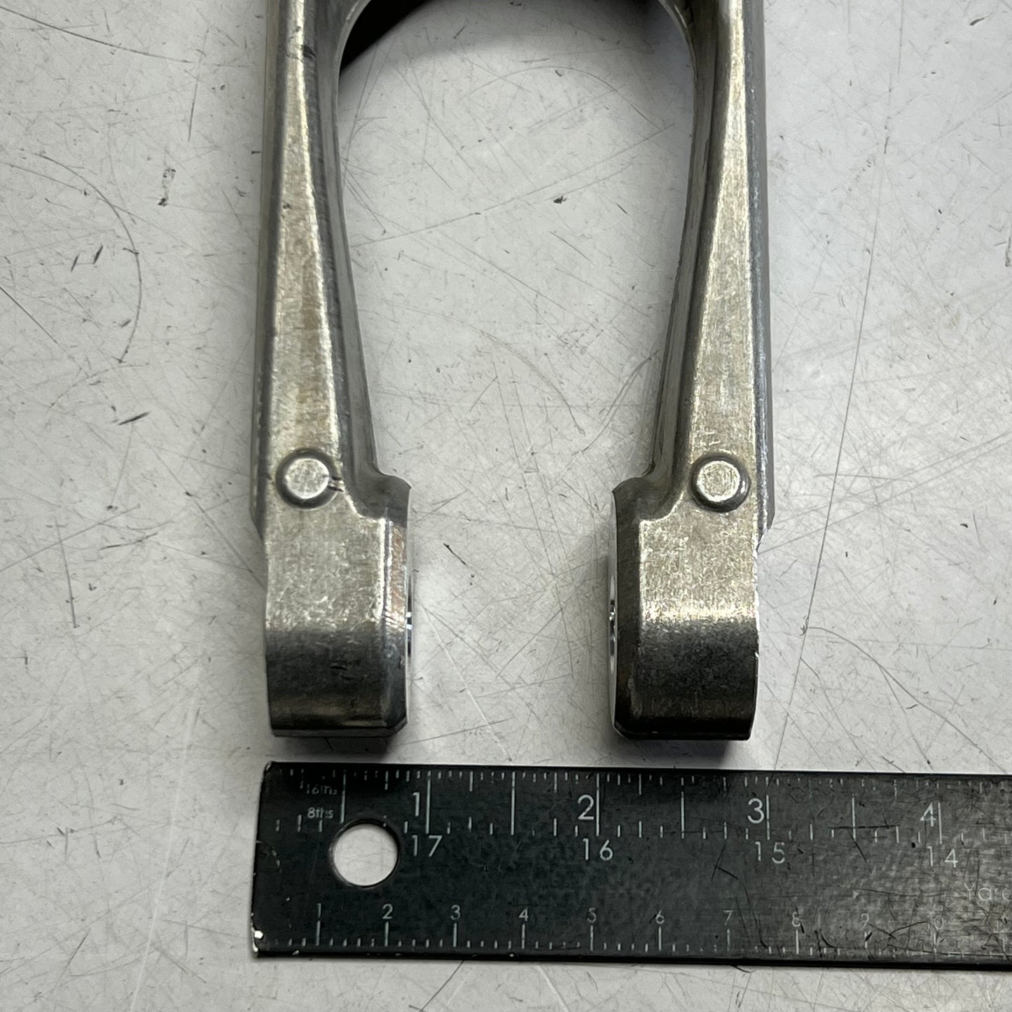 ANCHOR HARVEY Shock Therapy Billet Front Lower Shock Fork Sz 6.5"L x 3"W, Steel 663460-00