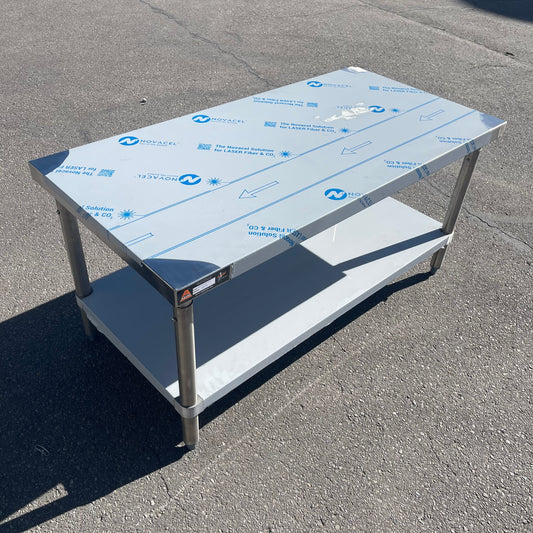 Z@ AERO Work Table 48”x24”x35” Stainless Steel 3TS2448ADJ (New)