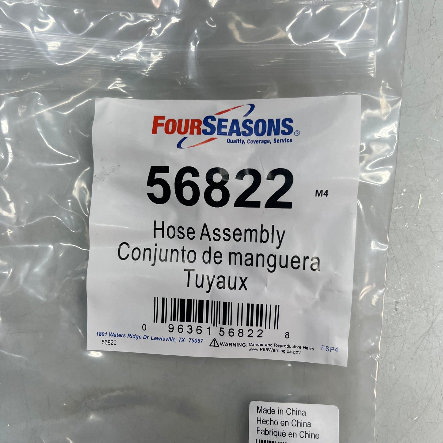 FOUR SEASONS A/C Hose Assembly W/ Orifice Tube For Dodge Vehicle Models 56822