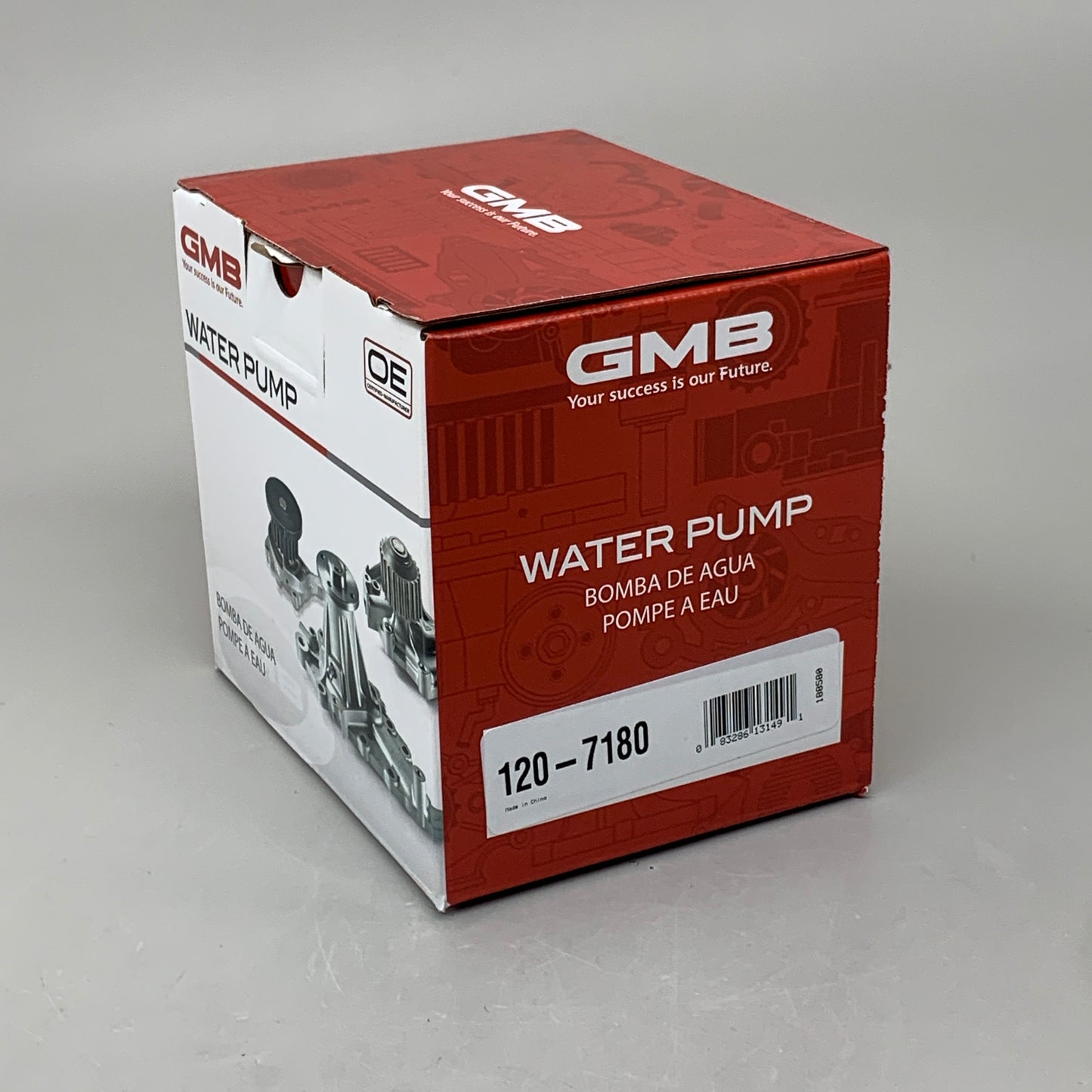 GMB Engine Water Pump for Jeep/Dodge/Chrysler/Ram/Fiat 188580 120-7180