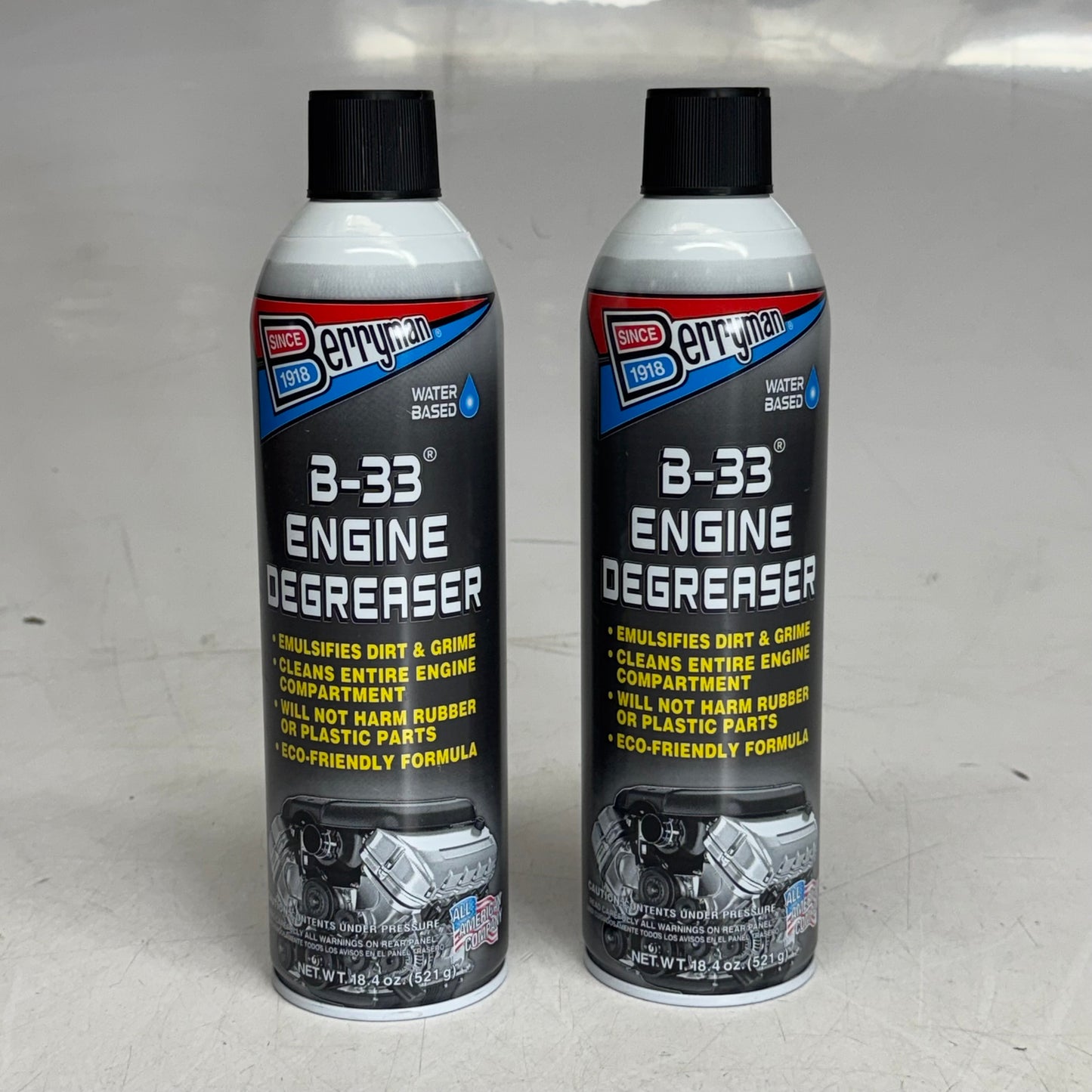 BERRYMAN (2 PACK) B-33 Engine Degreaser Aerosol 18.4 oz. 1133