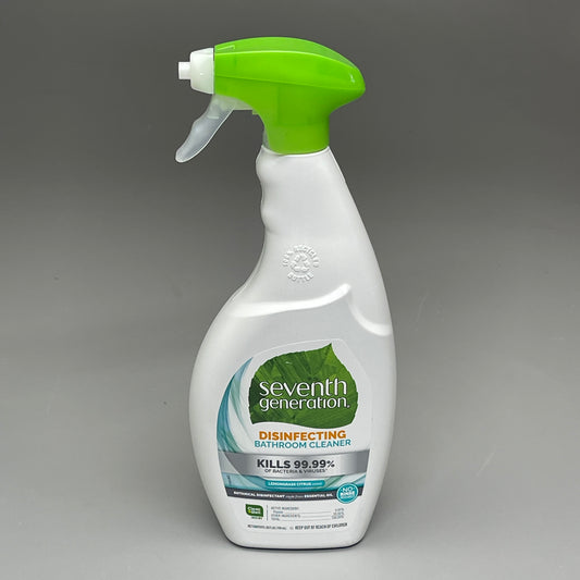 Z@ SEVENTH GENERATION Bathroom Disinfecting Cleaner LemonGrass Citrus Scent 26 fl oz