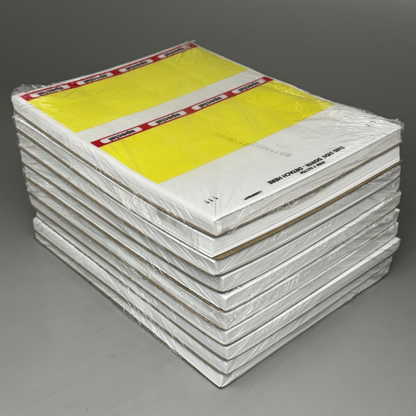 ZA@ Pallet of Plastic Lids, Cleaner Lemon, Laser Sheets, Food Supply, YL Sheets, Etc... (AS-IS)