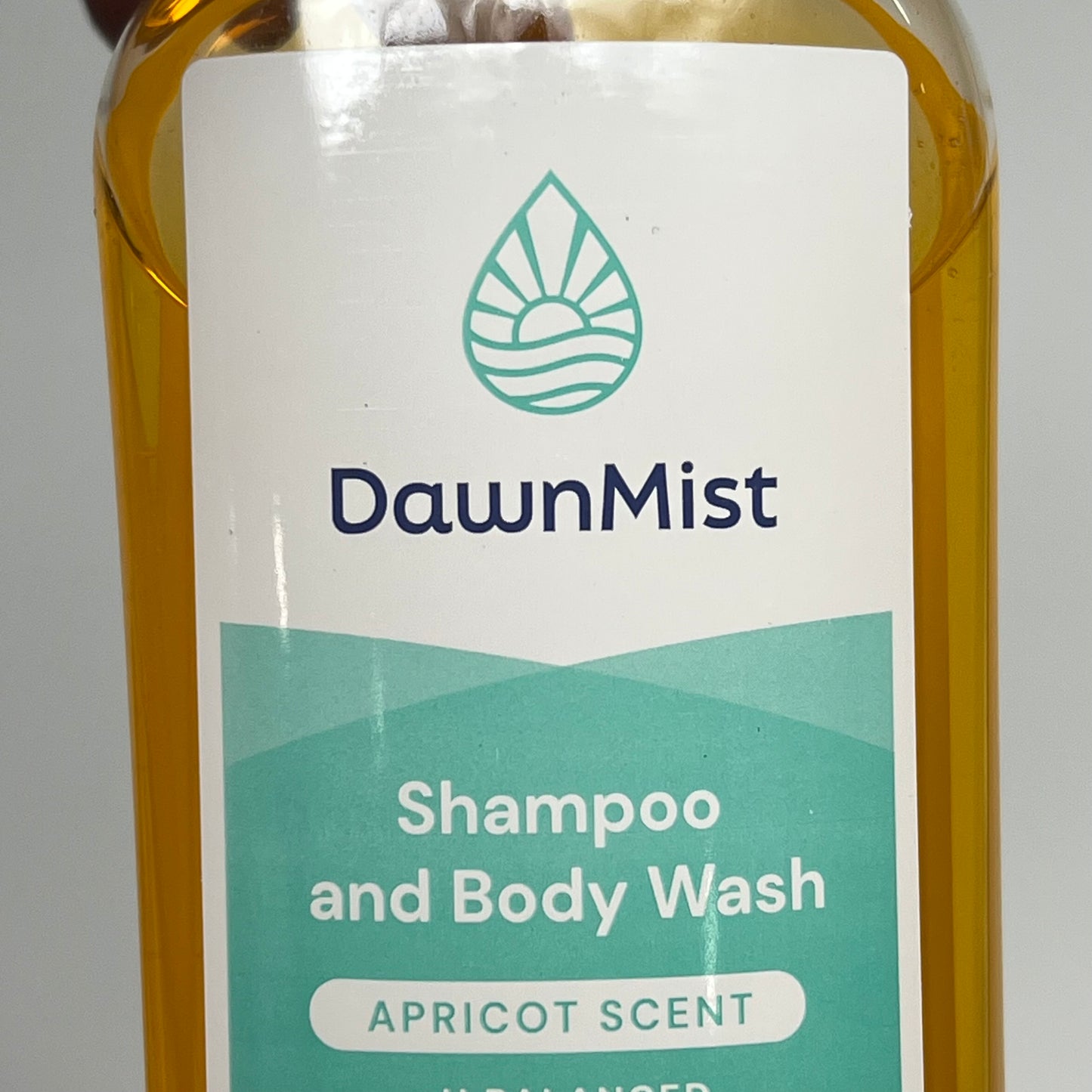 ZA@ DAWNMIST (6 PACK) Shampoo & Body Wash Apricot Scent Ph Balanced 8 Fl Oz  Orang|e VI08026