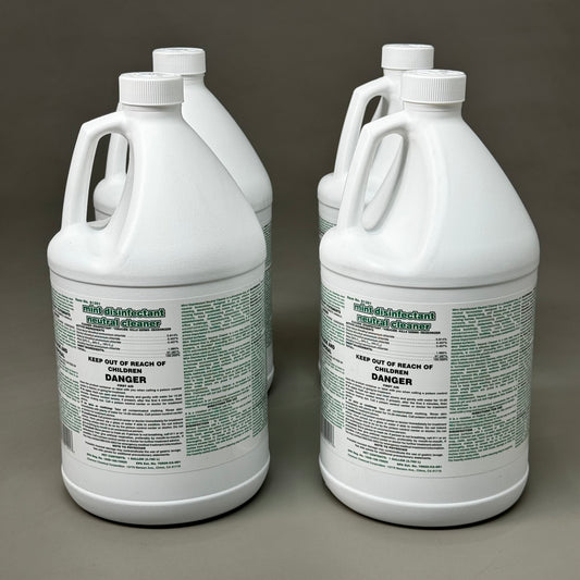 CHEMCOR (4 PACK, 4 GALLONS) pH All Purpose Concentrated Disinfectant Mint 91201