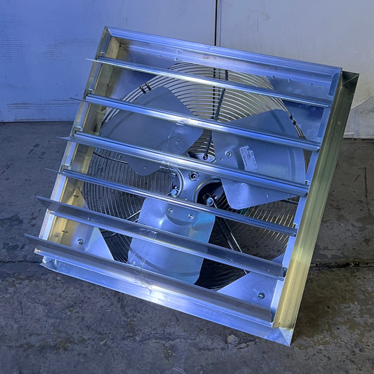 CANARM Shutter Mounted Exhaust Fan Direct Drive 5500 CFM 230/460v 1/3HP AX24-1M