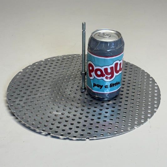 Metal Perforated Filter Disc (2 Pack) Sz 12” Gray