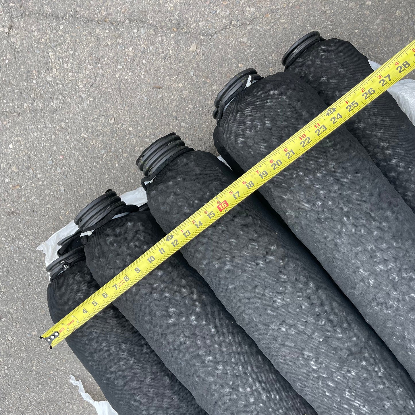 Z@ NDS (9 PACK) French Drain EZ Flow 10'L x 3"ID Black EZ-0701F