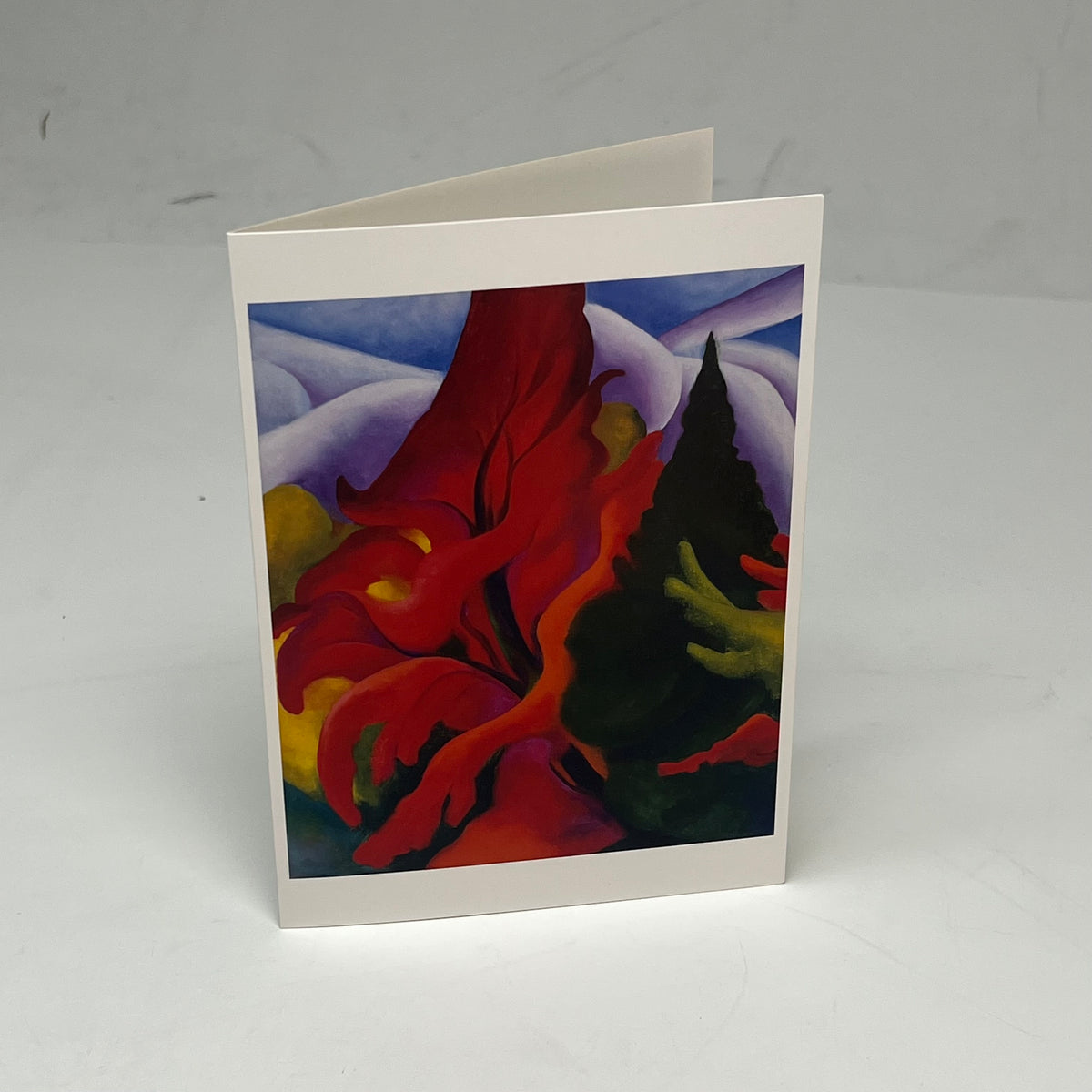 POMEGRANATE (20 PACK) Georgia O'keefe Trees Notecards W/ Envelopes 4x6" 0389